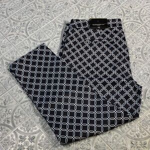 White Black Pants Woman’s Worthington Modern Fit Crop Ankle Size 8 NWT